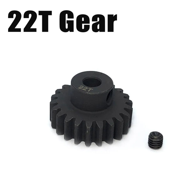 YSIDO Motor Pinion Gear 20T 21T 22T Harden Steel 5mm Shaft for RC Crawler Car Part Short Course Truck Traxxas 1/5 XMaxx  8S