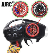 Ajrc Metal Remote Control Handwheel For Traxxas Trx-4 X-maxx Summit Sledge E-revo Slash Tqi Remote Control