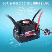 Waterproof 25A 35A 45A 60A 80A 120A 150A ESC Brushless Senseless Speed Controller T / XT60 plugfor 1/8 1/10 1/12 1/20 RC Car