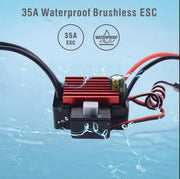 Waterproof 25A 35A 45A 60A 80A 120A 150A ESC Brushless Senseless Speed Controller T / XT60 plugfor 1/8 1/10 1/12 1/20 RC Car