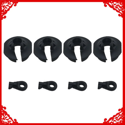 Plastic heavy duty Shock Rod End and Spring Cup Set for Arrma 6s Notorious Kraton Outcast Typhon Talion Infraction Limitless