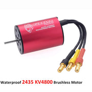 Surpass Hobby Waterproof 2435 4500KV/4800KV/3300KV/6100KV Brushless Motor 25A 2S ESC S0017M 17g Servo For 1:16 1:18 2S RC Car