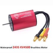Surpass Hobby Waterproof 2435 4500KV/4800KV/3300KV/6100KV Brushless Motor 25A 2S ESC S0017M 17g Servo For 1:16 1:18 2S RC Car