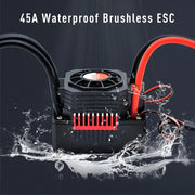 Surpass Hobby Waterproof 25A 35A 45A 60A 80A 120A 150A Brushless ESC Speed Controller XT60 Plug For 1/8 1/10 1/12 RC Car Toys