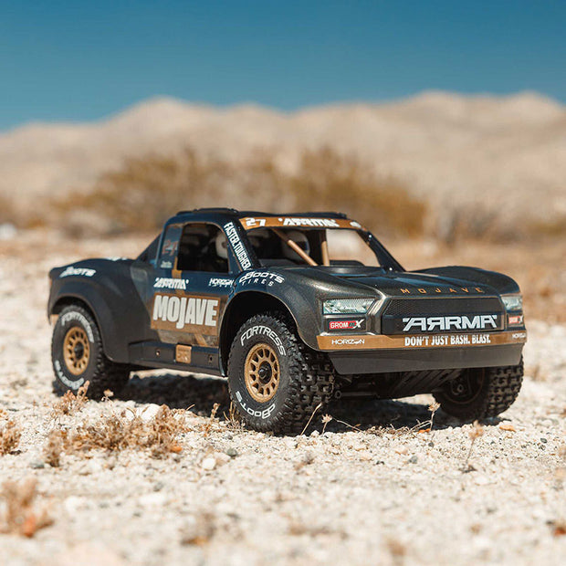 Arrma 1/14 Mojave Grom Small Mojave Remote Control Electric Brushless Four-Wheel Drive Desert off-Road Car Off-Road Vehicle