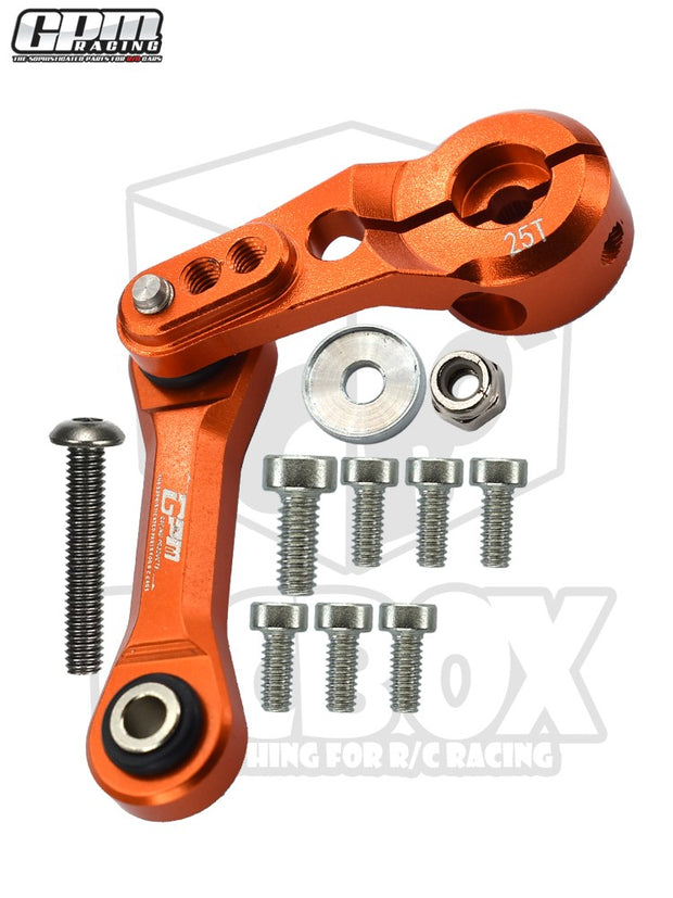 GPM Arrma 1/7 Fireteam Fire Force Assault Vehicle Aluminum Alloy Steering Engine Arm Pull Rod Assembly