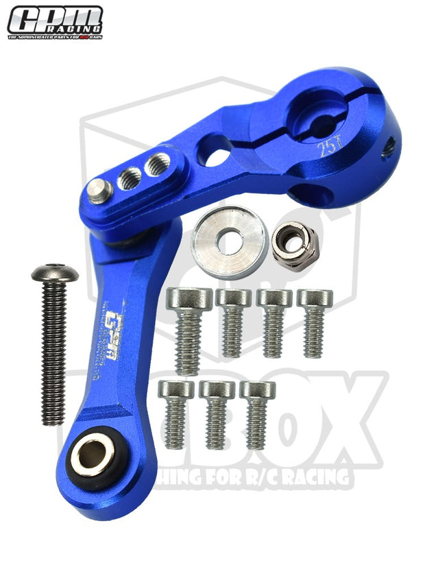GPM Arrma 1/7 Fireteam Fire Force Assault Vehicle Aluminum Alloy Steering Engine Arm Pull Rod Assembly