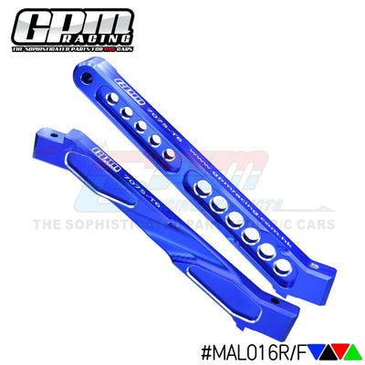 GPM Arrma 1/7 Unlimited F1 Equation V2 Aluminum Alloy 7075-T6 Chassis Front and Rear Support Frame