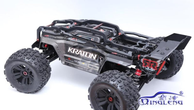 1/8 Arrma Kraton Cartun EXB Modified Set up Accessories Car Shell Version Green Cold Roll-Proof Frame