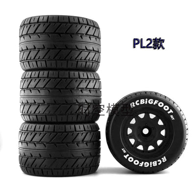 1/8 Big Foot Arrma Neutral Wheel Tire HPI Vagrant Traxxas Big E Big S Cartun Sledge3 P
