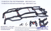 1/8 Arrma Kraton Cartun EXB Modified Set up Accessories Car Shell Version Green Cold Roll-Proof Frame