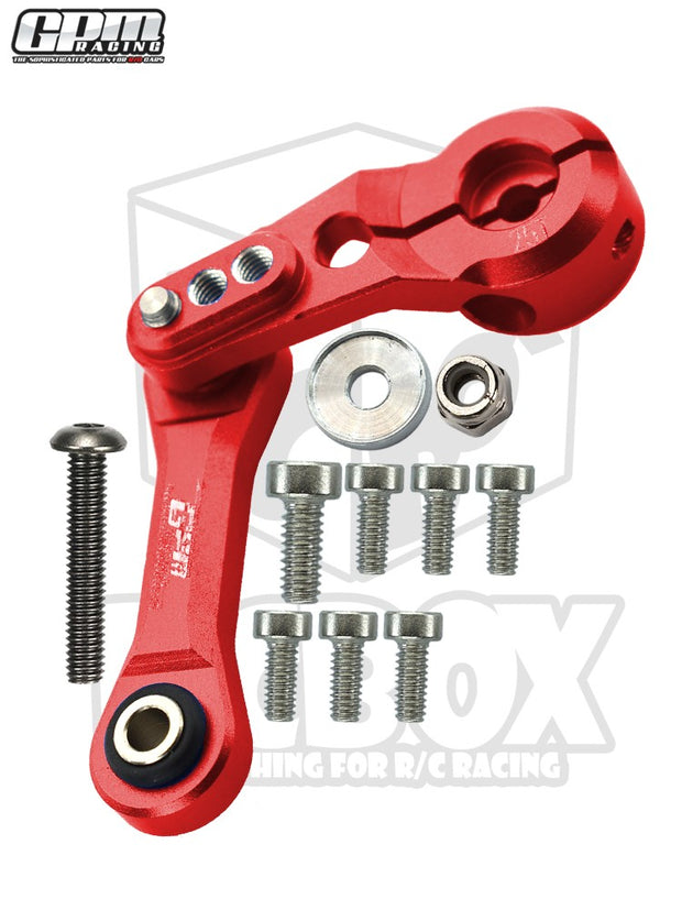 GPM Arrma 1/7 Fireteam Fire Force Assault Vehicle Aluminum Alloy Steering Engine Arm Pull Rod Assembly