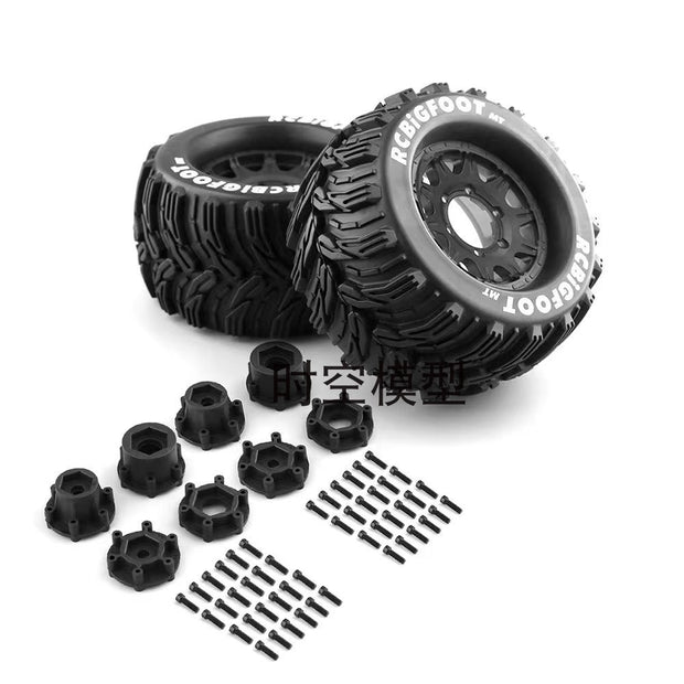 1/8 Big Foot Arrma Neutral Wheel Tire HPI Vagrant Traxxas Big E Big S Cartun Sledge3 P
