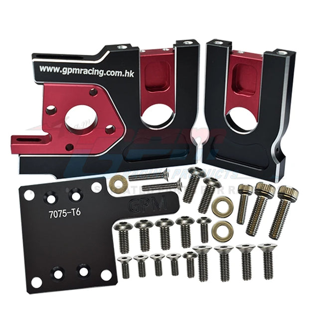 GPM Metal Aluminium Quick Disassembly Motor Mount 9589 for Traxxas 1/8 Sledge 4WD Monster Truck 95076-4 RC Car Upgrade Parts