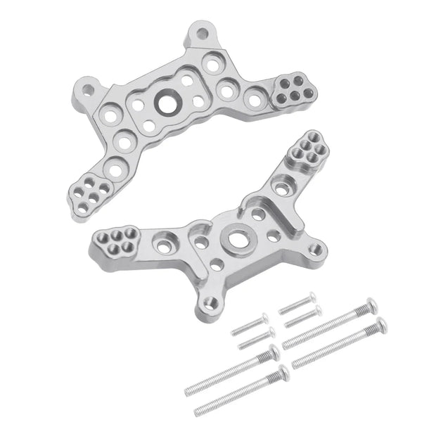 Mjx 14210 14209 H14BM Metal Steering Cup Upper Lower Swing Arm Set Shock Tower Bracket Body Post Hyper Go RC Car Upgrade Parts