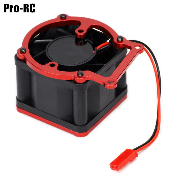1Pcs Aluminium 3476 Cooling Fan Kit Fits 3483 Motor with Shroud For 1/8 TRAXXAS 4WD SLEDGE 95076-4 Off-Load Rc Truck Car