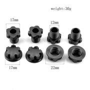 TNKIG-Metal 17Mm Splined Wheel Hex Hub Adapter 8654 For Traxxas 1/10 E-Revo 2.0 Maxx 1/8 Sledge RC Car Upgrade Parts