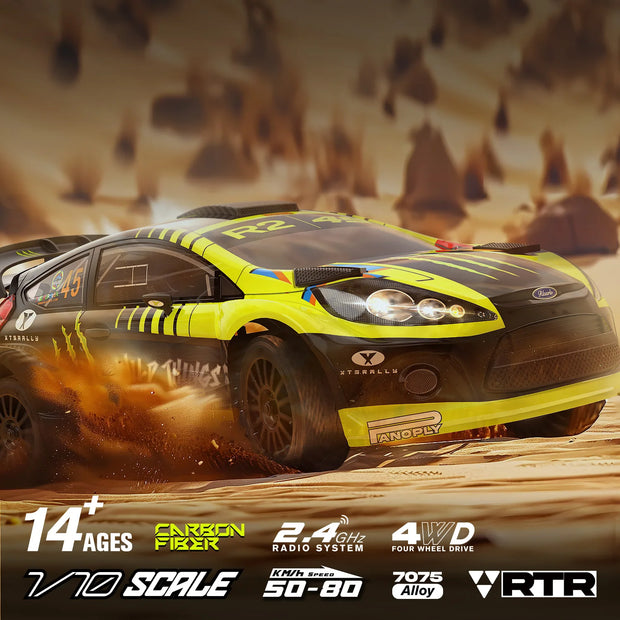 Rlaarlo XTS-F10 1:10 High-Speed RC Rally Drift Off-Road Car