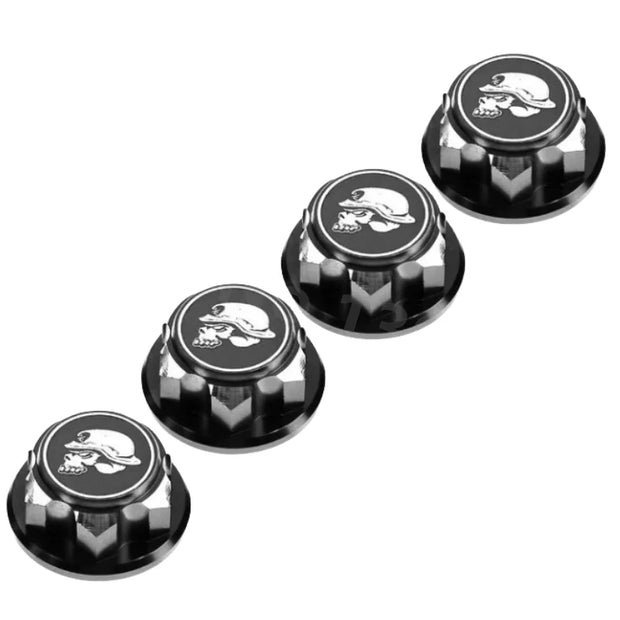 4pcs RC Car Metal 17mm Hex Wheel Nuts Dustproof Anti-Skid Non-slip Parts Accessories for X-Maxx Summit E-Revo Sledge Buggy Truck