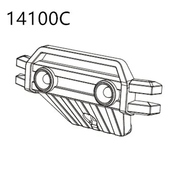 MJX Hyper Go 14209 14210 Modified Accessories Differential Shock Absorber Tire Bumper Gear Arm Shell 1/14 RC Car Spare Parts