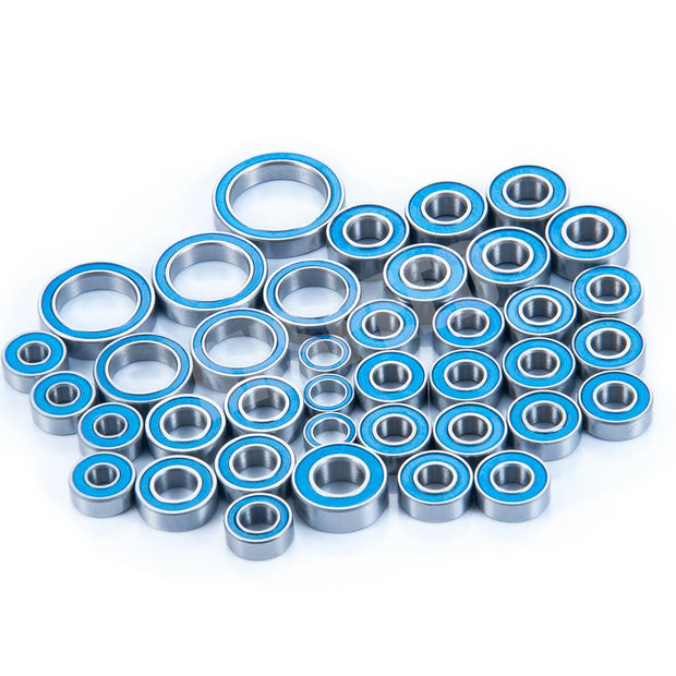 AXSPEED 39Pcs Wheel Hub Axle Blue Sealed Bearing Kit for TRX-4 TRX4 Bronco 1/10 RC Crawler Car Parts Accessories