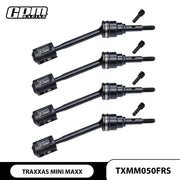 GPM 4140 Carbon Steel Front/Rear Driveshafts & Drive Cups For TRAXXAS Mini Maxx