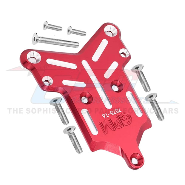 GPM Metal Front Chassis Cover Front Bumper Mount Skidplate 9535 for Traxxas 1/8 Sledge 4WD Monster Truck 95076-4 Upgrade Parts