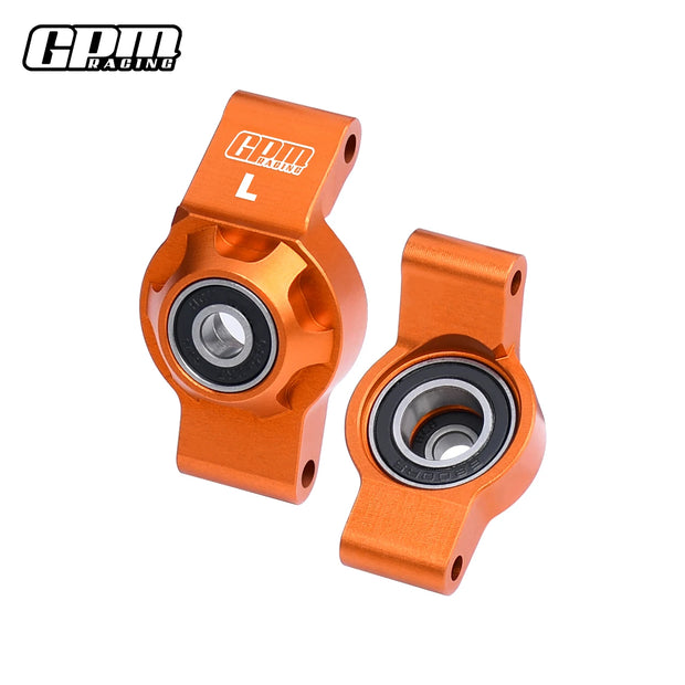 GPM 7075Alu Rear Hub Stub Axle Carriers & Oversize Bearing For TRAXXAS Mini Maxx