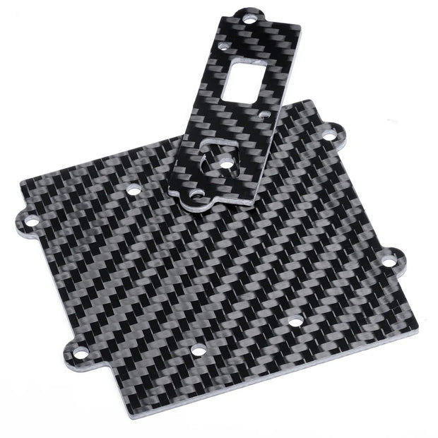 TRINOOD Carbon Fiber ESC Mount Plate for 1/6 T-raxxas XRT 8S MAX6 RC Truck Buggy Upgrade Parts