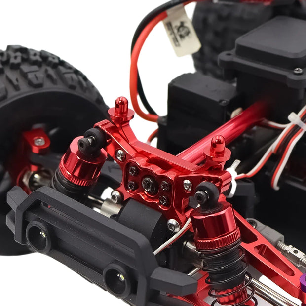 Mjx 14210 14209 H14BM Metal Steering Cup Upper Lower Swing Arm Set Shock Tower Bracket Body Post Hyper Go RC Car Upgrade Parts