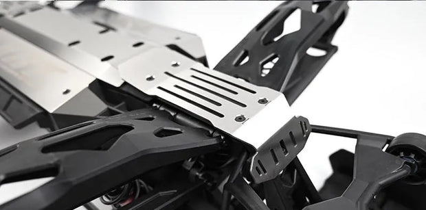 For Traxxas 1/6 Xrt 78086-4 Front Rear Axle Shield Battery Armor Chassis Armored Stainless Steel Anti-collision Protection Plate