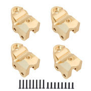 Metal Brass Front Steering Group Rear Axle Mount for 1/10 YK4102 YK4103 1/8 YK4082 YiKong MJX H8H RC Crawle Upgrade Accessories