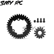 2pcs Hardened Steel 1.5Mod 35T Spur Gear and 12T 13T 20T 30T Pinion Gear Set for Traxxas 1/5 X-Maxx XMAXX 1/6 XRT Upgrade Parts