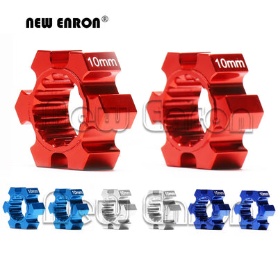NEW ENRON 2Pcs Aluminum Wheel Hubs Hex 10mm/13mm Thickness 7756 7756X 7756R For RC CAR 1/5 Traxxas X-Maxx XMaxx 77086-4
