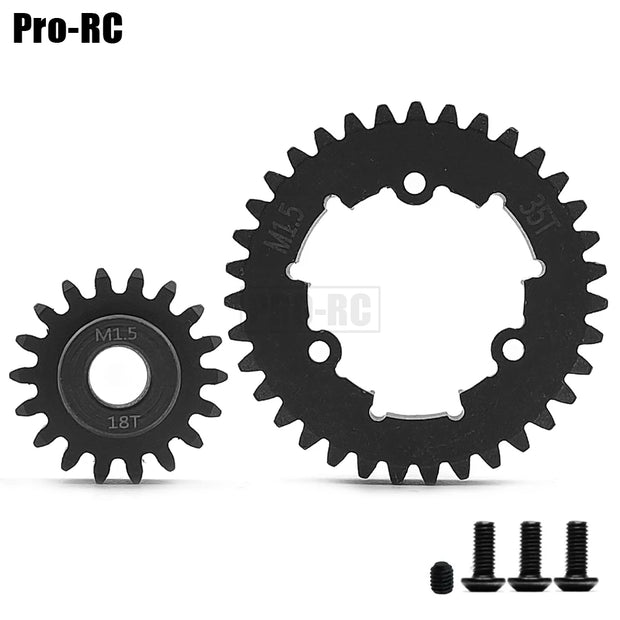 #45 HD Steel 1.5Mod 35T Spur Gear & 11T - 30T Pinion Gear 6449 Set for Traxxas 1/6 XRT X-Maxx XMAXX 6S 8S Rc Upgrade Parts