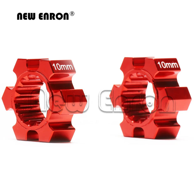 NEW ENRON 2Pcs Aluminum Wheel Hubs Hex 10mm/13mm Thickness 7756 7756X 7756R For RC CAR 1/5 Traxxas X-Maxx XMaxx 77086-4