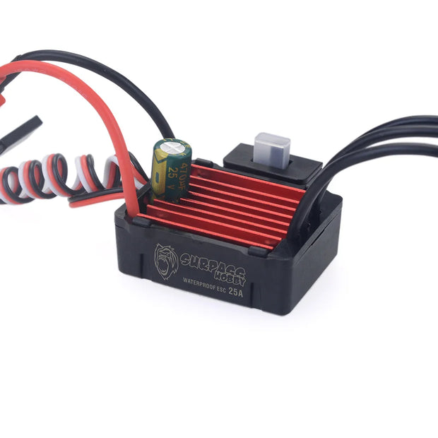 SURPASS HOBBY KK Brushless ESC 25A 35A 45A 60A 80A 120A 150A Waterproof T/XT60  for 1/8 1/10 1/12 1/16 1/20 RC Car Crawler Motor