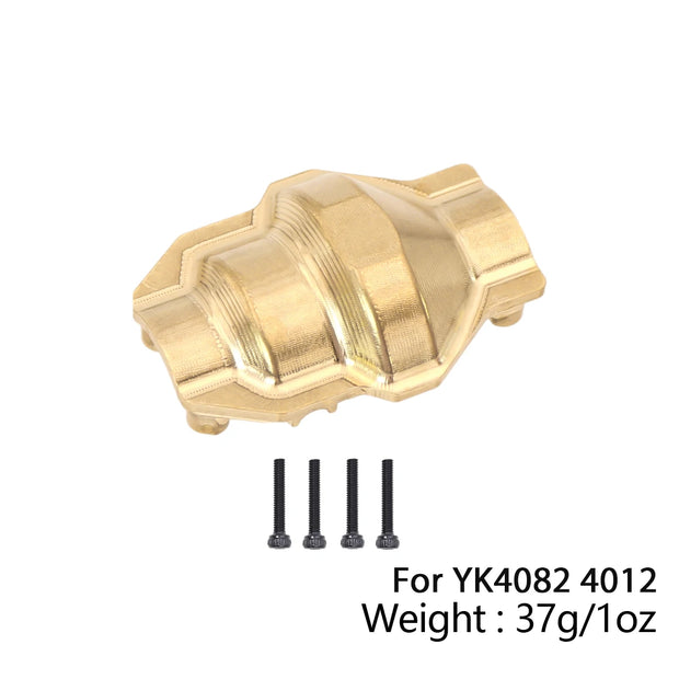 Metal Brass Front Steering Group Rear Axle Mount for 1/10 YK4102 YK4103 1/8 YK4082 YiKong MJX H8H RC Crawle Upgrade Accessories