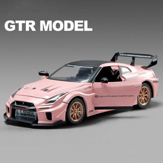 1:24 Nissan Skyline GTR R35 Diecast Metal Toy Car Model
