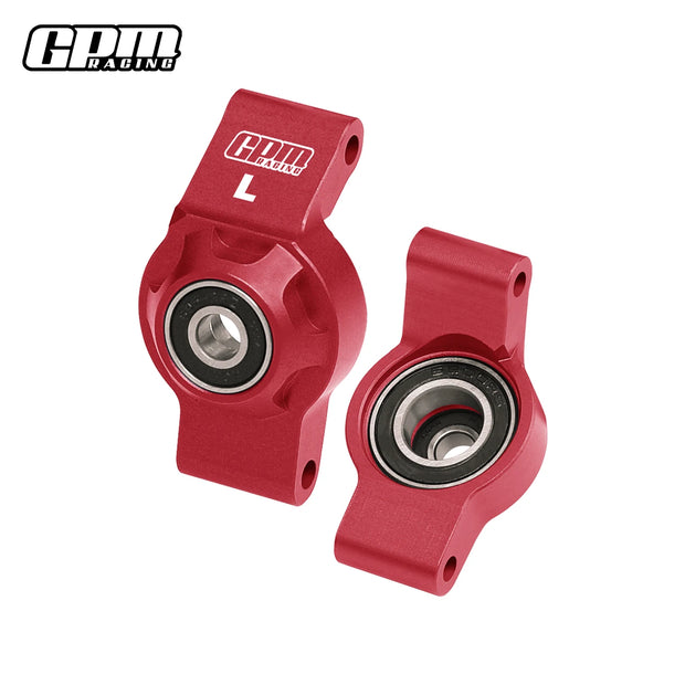 GPM 7075Alu Rear Hub Stub Axle Carriers & Oversize Bearing For TRAXXAS Mini Maxx