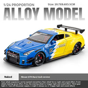 1:24 Nissan Skyline GTR R35 Diecast Metal Toy Car Model