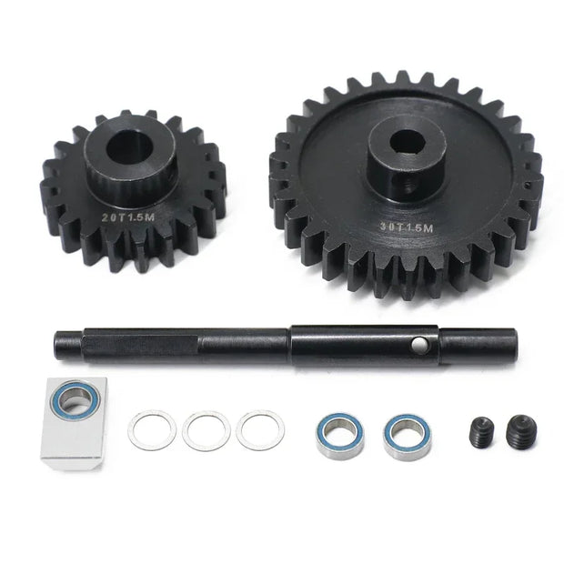 Suitable for Trxs 1/5 X-MAXX XRT 20T+30T and 25T+35T Big Teeth+Motor Teeth Kit