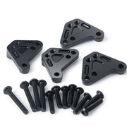 TRINOOD 4PCS Metal Shock Absorber Towers Front & Rear Heighten Shocks Mount for 1/10 RC Crawler MAXX WideMAXX Small-X