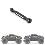 Aluminum Alloy Steering Servo Linkage Tie Rod for 1/5 Traxxas X-Maxx Xmaxx 6S 8S RC Monster Truck Upgrade Parts,Black