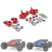 Metal Front Steering Knuckle Rear Hub Carrier for 1/8 Arrma KRATON Outcast BLX 6S V5 RC Car Upgrades Parts Accessories,1