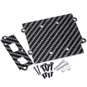 TRINOOD Carbon Fiber ESC Mount Plate for 1/6 T-raxxas XRT 8S MAX6 RC Truck Buggy Upgrade Parts