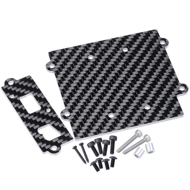 TRINOOD Carbon Fiber ESC Mount Plate for 1/6 T-raxxas XRT 8S MAX6 RC Truck Buggy Upgrade Parts