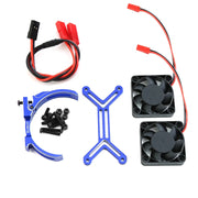 5687 56113 Motor Heat Sink Dual Cooling Fan Heatsink 56-58mm For 1/5 Traxxas XMAXX XRT Arrma Kraton Outcast RC Car Upgrade Parts