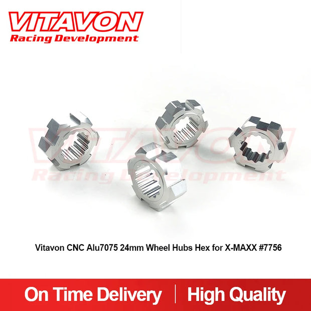 VITAVON CNC Alu 7075 24mm Wheel Hubs Hex For XRT X-MAXX #7756