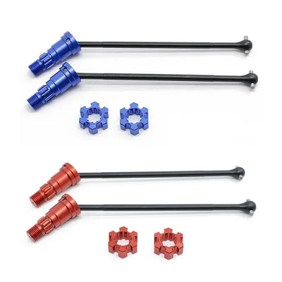 4Pcs Metal Front And Rear Drive Shaft CVD For Traxxas X-Maxx XMAXX 6S 8S 1/5 Monster Truck RC Car Upgrades Parts